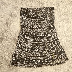 Billabong Cute Tribal Print Tube Dress
